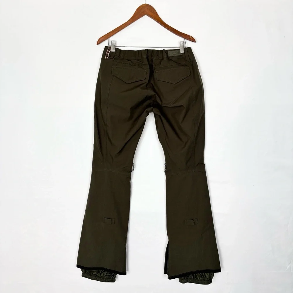 Burton Womens Vida Pant Martini Olive Size M Snow Ski‎ Flare